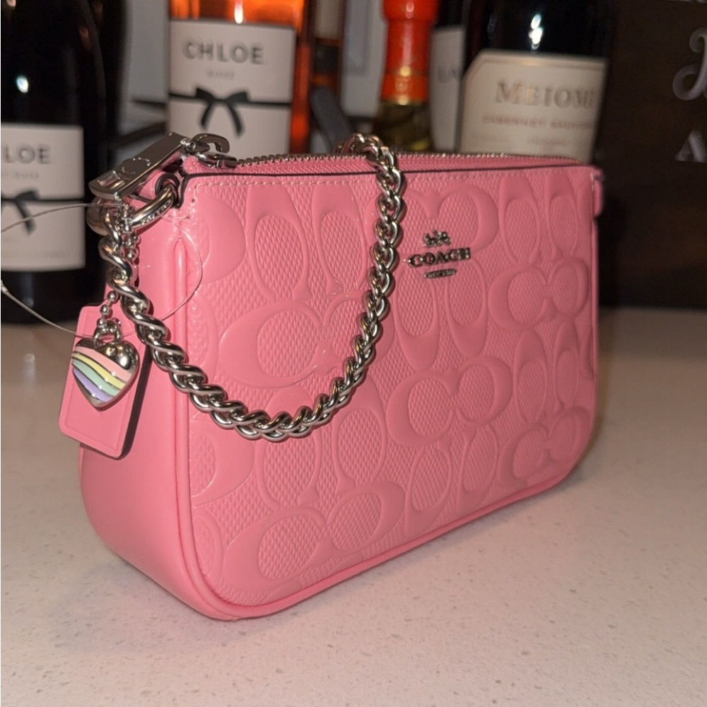Nolita 19 💖 Embossed patent leather with heart charm
